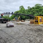 Teste de Carga e laudo NR - 12 Cesto Acoplado