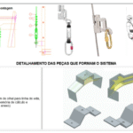 Projeto de Linha de Vidas NR-35 - Instalação, Memorial de Cálculo, Data Book e Análise de Risco